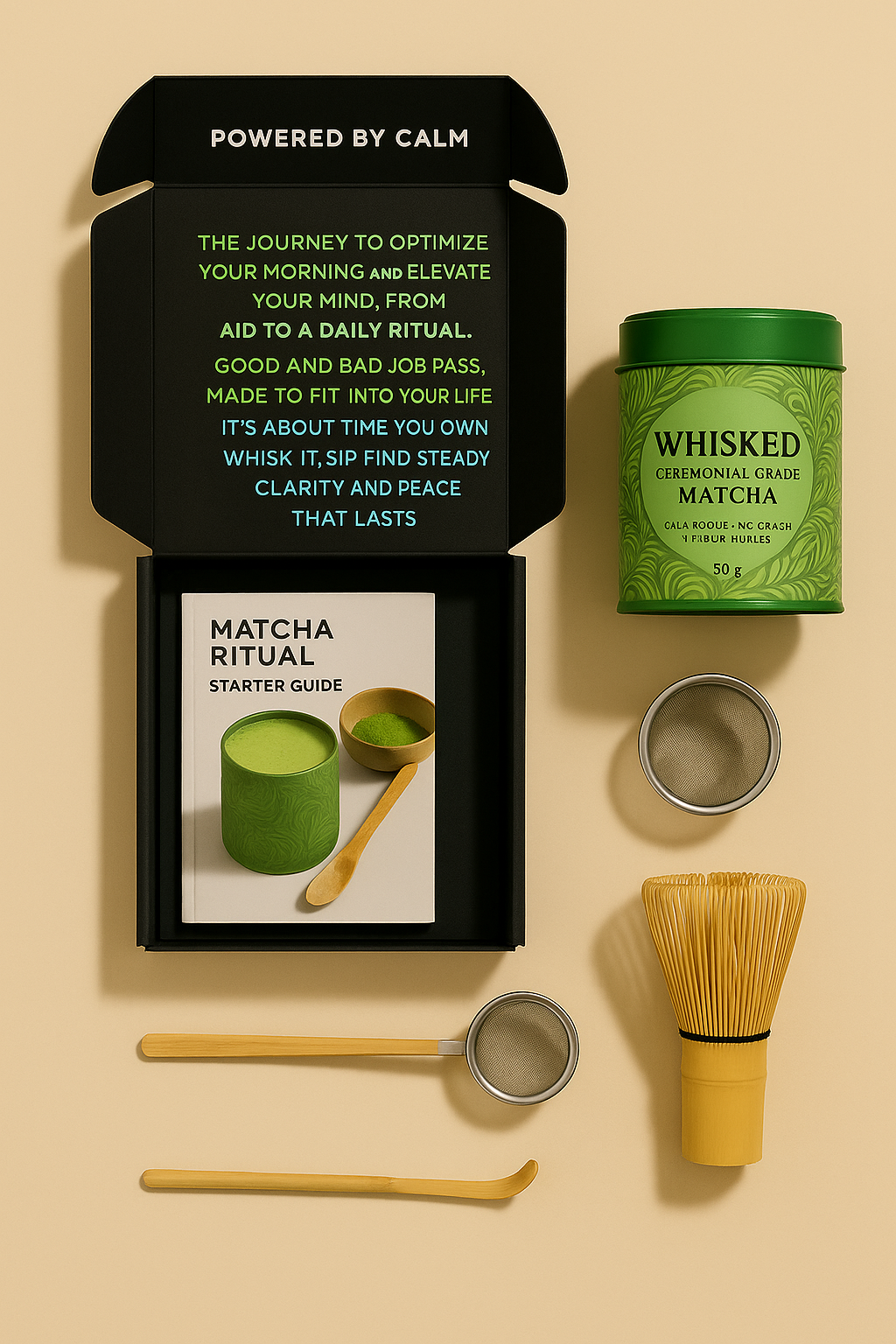 Whisked™ — Ceremonial Mushroom Matcha Blend