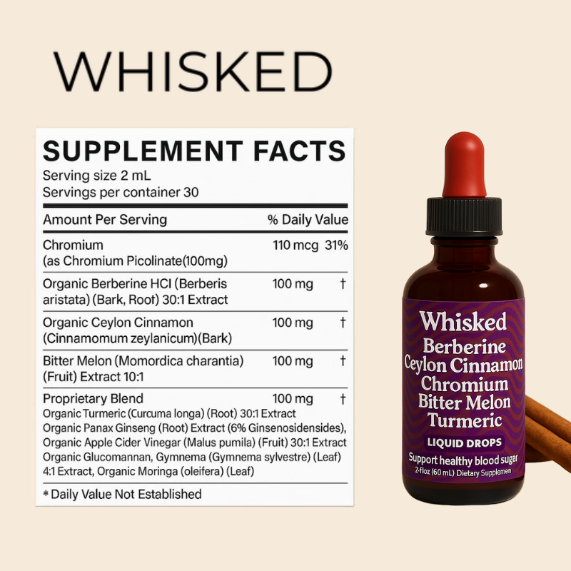 Whisked™ Berberine Cinnamon Blood Sugar Regulator