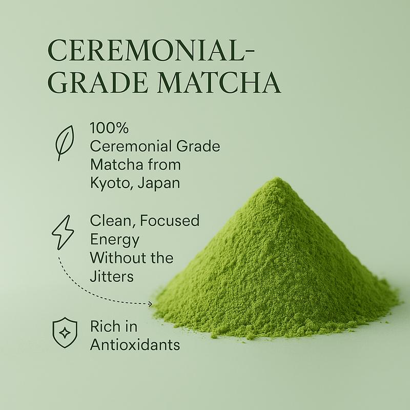 Whisked™ — Ceremonial Mushroom Matcha Blend
